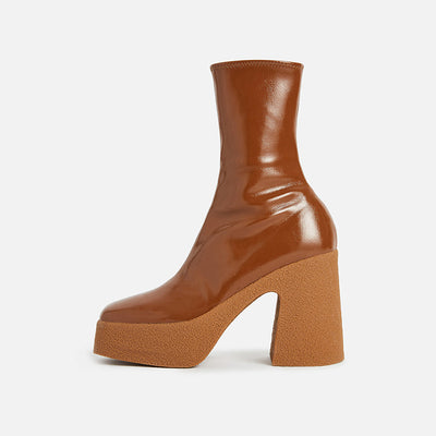 Botas Retro de Tacón Alto para Primavera y Otoño - Image 16