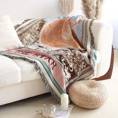 Manta Sofá Bohemio con Flecos Casuales - Image 28
