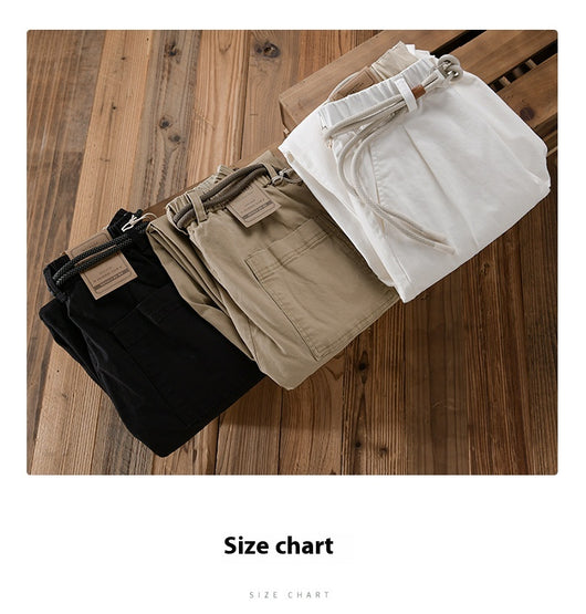 Pantalones Overol Japoneses Holgados para Hombre - Image 16