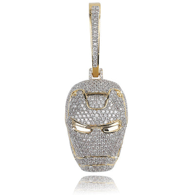 Collar Hip Hop con Dije Caricatura y Circones Brillantes - Image 8