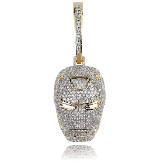 Collar Hip Hop con Dije Caricatura y Circones Brillantes - Image 8