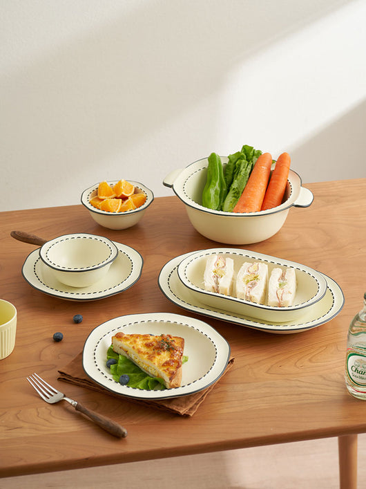 Tazón de Cerámica Blanca Premium para Mesa Moderna - Image 16