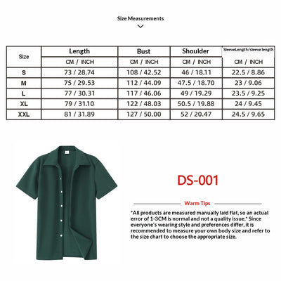 Camisa Casual Retro Resort con Cuello Solapa para Hombre - Image 16