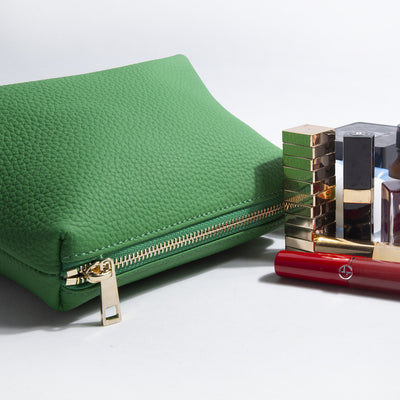 Bolsa de Almacenamiento de Cosméticos en Cuero Grabado con Patrón de Lichi - Image 18