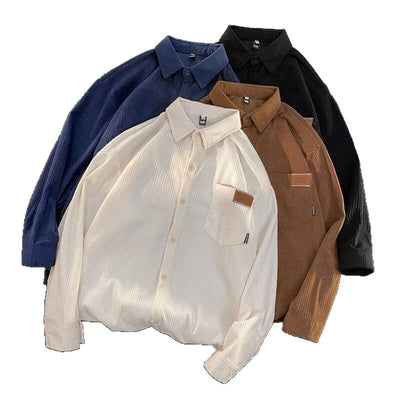 Chamarra Oversize Retro Americana Unisex para Parejas - Estilo Boyfriend - Image 5