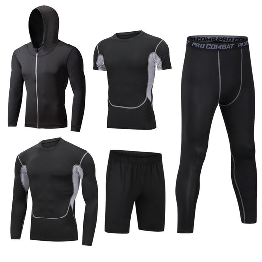 Conjunto Deportivo 5 Piezas de Secado Rápido para Gym y Actividades al Aire Libre - Image 15