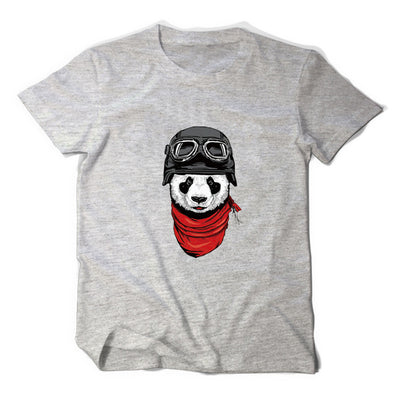Playera Estampada Panda Manga Corta - Image 9