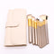 Set de Brochas de Maquillaje con Mango Champagne - 12/18/24 Piezas