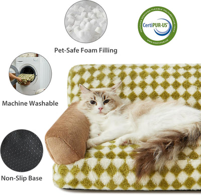 Sofá Cama para Mascotas Pequeñas con Funda Lavable y Base Antideslizante - Image 13