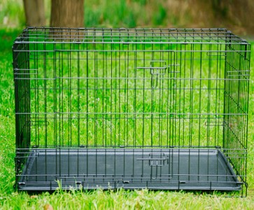 Jaula Plegable de Metal para Perros
