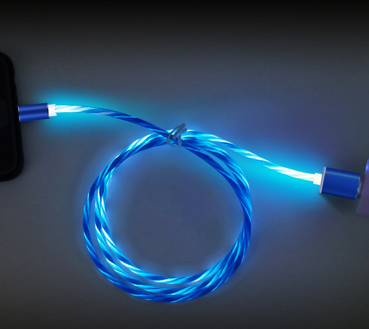 Cable de Carga Magnético USB Type-C 1m con Luz LED - Compatible iPhone, Samsung y Huawei - Image 5