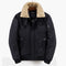 Chaqueta con Cuello de Piel de Cordero