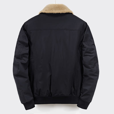 Chaqueta con Cuello de Piel de Cordero - Image 2