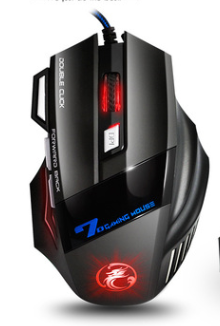 Ratón Gaming con Luz Respirante Colorida