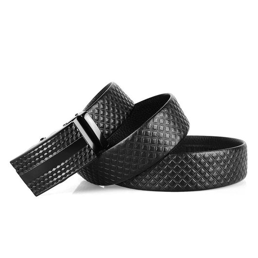 Cinturón de Cuero Genuino para Hombre con Hebilla Automática - Image 3
