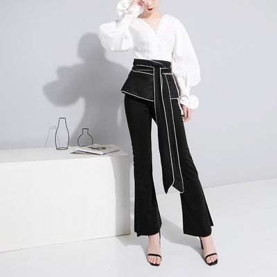 Blusa Escote V con Mangas Loto - Image 4