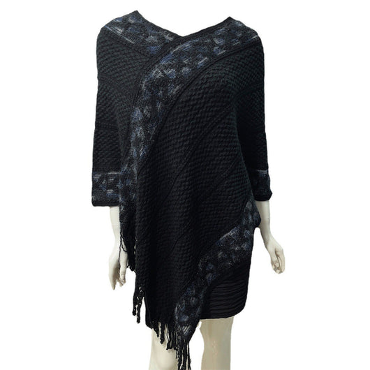 Chal Pullover Étnico con Diseño de Diamantes - Image 16