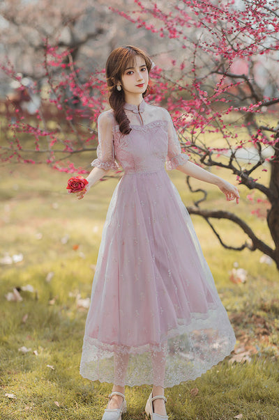 Vestido de Cumpleaños Falda Hada Púrpura Mágica - Image 3