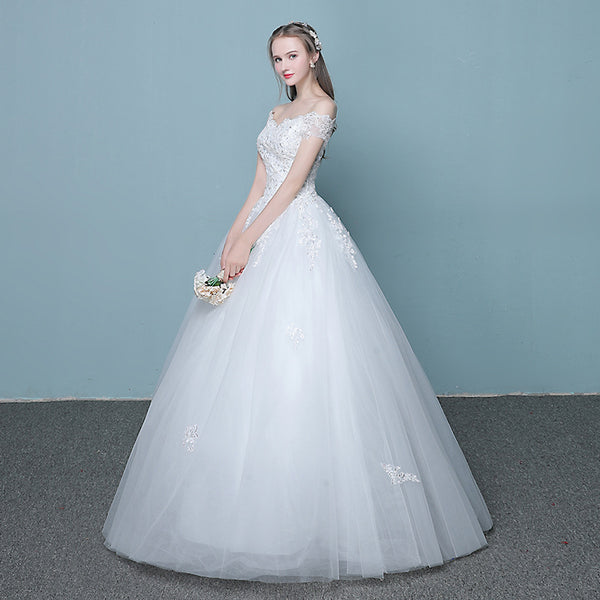 Vestido de Novia Coreano Elegante con Cola Recta - Diseño Moderno y Ajustado