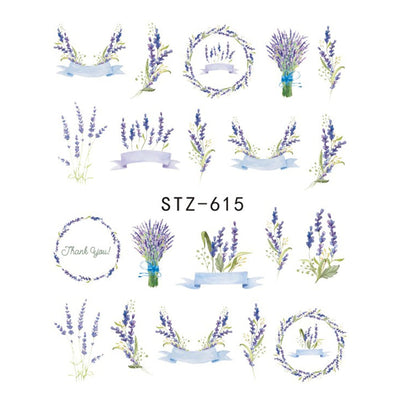 Calcomanías de Uñas Mariposas y Flores - Transfers de Agua para Decoración de Manicura - Image 13