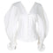 Blusa Escote V con Mangas Loto