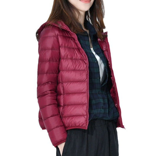 Chaqueta Acolchada Corta para Mujer - Ligera y Cálida - Image 4