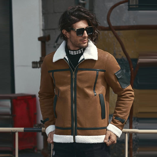 Chaqueta de Cuero Premium Estilo Europeo con Forro de Terciopelo - Image 12