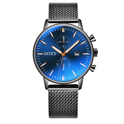 Reloj de Pulsera con Malla Metálica para Hombre - Image 10