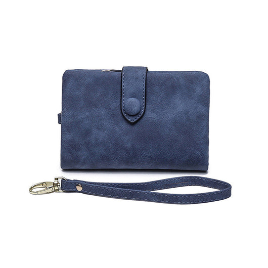 Billetera Corta de Cuero Fotográfico Mate - Diseño Coreano para Mujer - Image 18