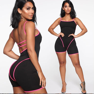 Shorts Deportivos Yoga para Mujer con Tirantes Ajustables y Tela Transpirable - Image 2