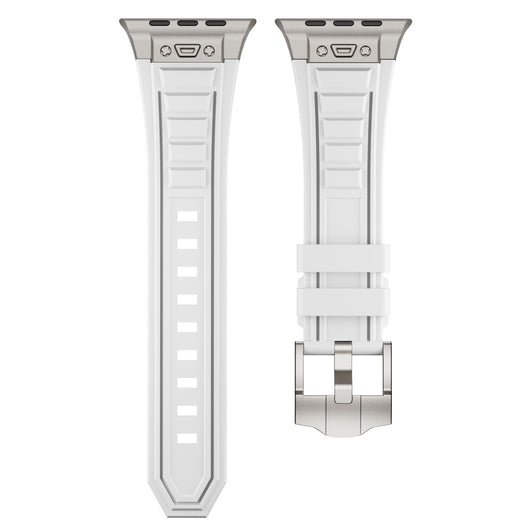 Correa Elástica de Silicona con Hebilla Metálica Plegable para iWatch 1-9 - Image 18