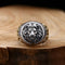 Anillo de Plata 925 León Vintage Desgastado