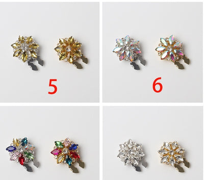 Broche Decorativo Ojo de Caballo con Cristales y Diamantes - Image 15