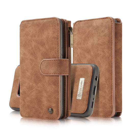 Funda Cartera Samsung S8/S8+ Cuero Vintage con Compartimientos y Cierre - Image 7