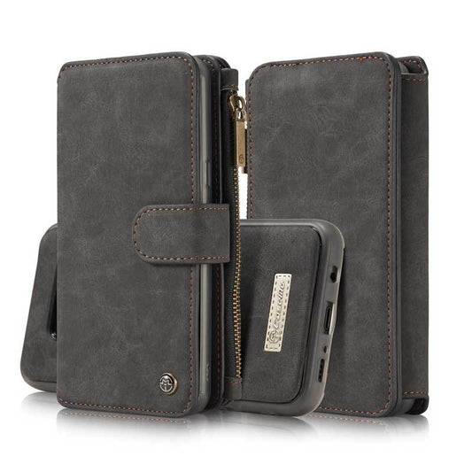 Funda Cartera Samsung S8/S8+ Cuero Vintage con Compartimientos y Cierre