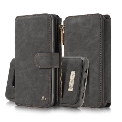 Funda Cartera Samsung S8/S8+ Cuero Vintage con Compartimientos y Cierre