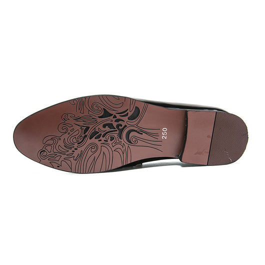 Zapatos de Cuero para Peluquero - Mocasines Puntiagudos con Borla Elegante - Image 4