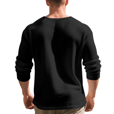 Camiseta Manga Larga Henry Estilo Retro - Image 18