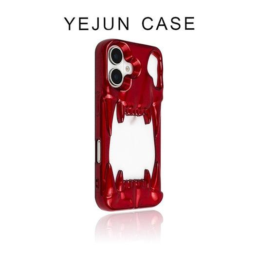 Funda para Celular Calavera Tigre Plateada con Electroplating Hueco - Image 11