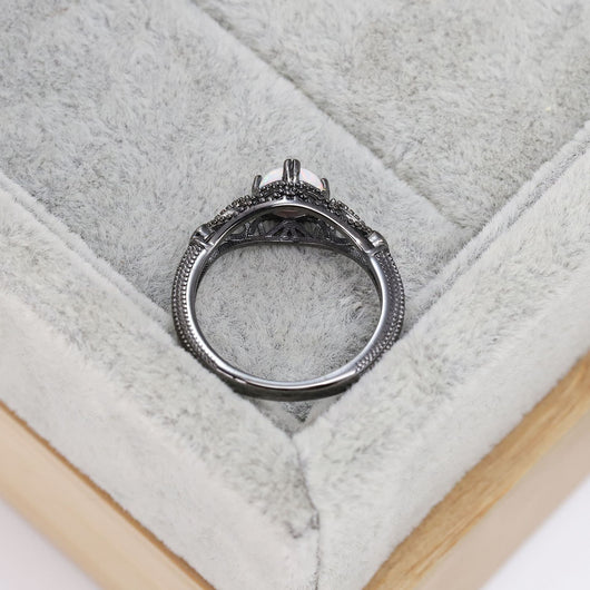 Anillo de Plata con Baño Negro - Diseño Personalizado - Image 5