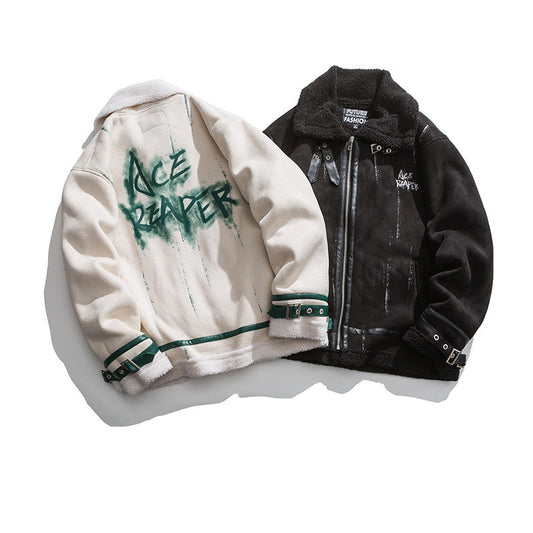 Abrigo Acolchado de Algodón Grueso para Invierno