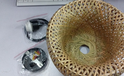Lámpara de Araña Tejida en Bambú Estilo Sudeste Asiático para Restaurantes - Image 6