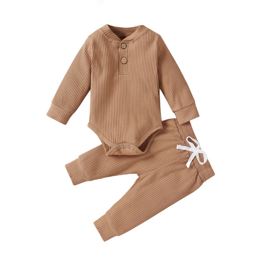 Conjunto de Enterizo y Pantalón de Cuello Alto para Niños y Niñas - Image 10