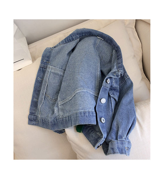 Chaqueta de Mezclilla para Niñas Estilo Clásico Primavera-Otoño - Image 33