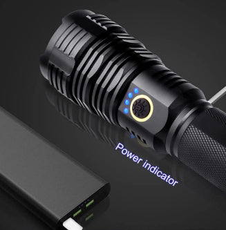 Linterna LED P70 Profesional Zoom Aluminio Resistente - Image 3