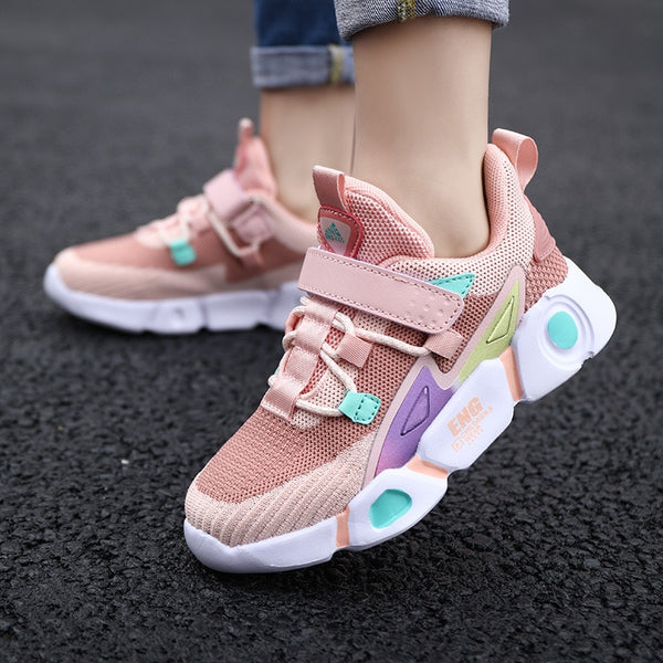 Zapatos Deportivos Niña Malla Transpirable Ultraligeros