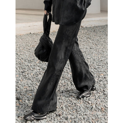 Pantalones Casuales de Jacquard Acetato para Mujer - Image 5