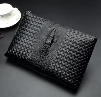 Bolso de Cuero Premium para Hombre - Cartera Clutch de Piel Genuina - Image 2