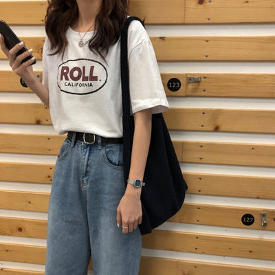 Blusa Suelta de Manga Corta para Mujer - Versátil y Cómoda - Image 2