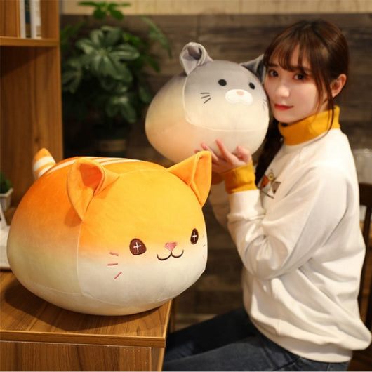 Peluche Gato Pan Suave - Muñeco Dumpling Adorable